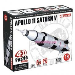 3D-пазлы - Сборная модель Аполлон с ракетой-носителем Сатурн-V 4D Master (26373)