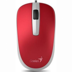 Клавіатура і миші - Мишка Genius DX-120 USB-A червона (31010105104)