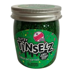 Антистресс игрушки - Слайм Compound kings Glitzy Tinselz с ароматом зеленого яблока 210 г (300189-6)