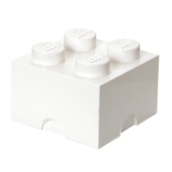 Бокси для іграшок - Бокс для зберігання LEGO Lifestyle Цеглинка 4 білий (40031735)