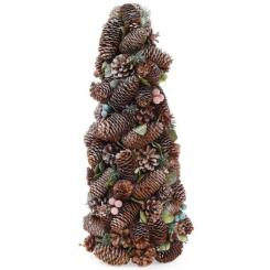 Аксессуары для праздников - Декоративная елка Шишки и ягоды с натуральными шишками Bona DP42838