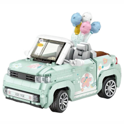 Блокові конструктори - ​Конструктор LOZ mini Міні кабріолет 779 деталей (1132)