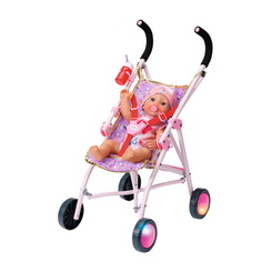 Транспорт и питомцы - Коляска для куклы Baby Born День Рождения Яркие огоньки (829950)