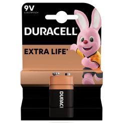 Аккумуляторы и батарейки - Батарейка алкалиновая Duracell Basic 9V 6LR61 1 штука (5000394077225)
