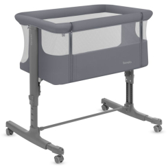 Манежи - Кроватка приставная Lionelo Aurora Grey Monument (LO-AURORA GREY MONUMENT)