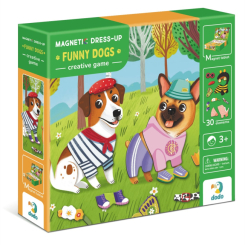 Настольные игры - Магнитная игра DoDo Одевалки Забавные псы (200278)