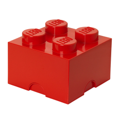 Бокси для іграшок - Бокс для зберігання LEGO Lifestyle Цеглинка 4  червоний (40031730)