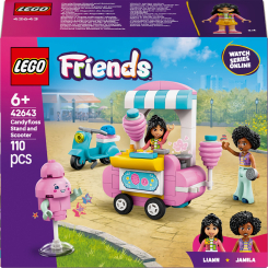Конструктори LEGO - Конструктор LEGO Friends Ятка із солодкою ватою та скутер (42643) Конструктори LEGO - Конструктор LEGO Friends Ятка із солодкою ватою та скутер (42643)