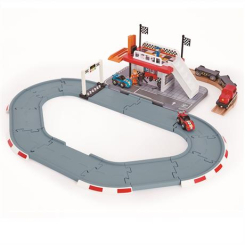 Автотреки - Ігровий набір Hape Гоночна траса та станція (E3734)