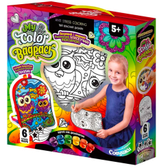 Набори для творчості - Набір для розфарбовування Danko toys My color bagpack Рюкзак-розмальовка сови (CBP-01-01) Набори для творчості - Набір для розфарбовування Danko toys My color bagpack Рюкзак-розмальовка сови (CBP-01-01)