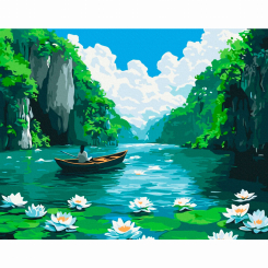 Товари для малювання - Картина за номерами Brushme Там, де спокій 40х50 см (BS54240)