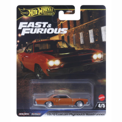 Автомодели - Автомодель Hot Wheels Fast and Furious 1970 Custom Plymouth Road Runner (HNW46/JBL87)