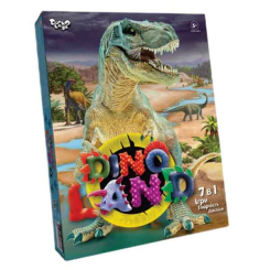 Научные игры, фокусы и опыты - Набор креативного творчества Danko toys Dino Land 7 в 1 (DL-01-01U)