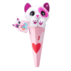 М'які тварини - М'яка іграшка Zuru Coco Cones Valentines Котик (9639SQ1/2)