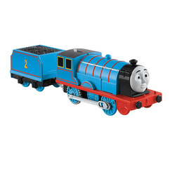 Железные дороги и поезда - Паровозик Thomas and Friends Эдвард Track master с вагоном моторизированный (BMK87/BML11)