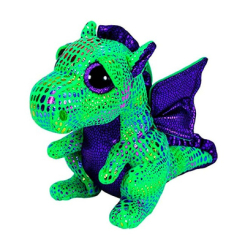 М'які тварини - М'яка іграшка TY Beanie Boo’s Дракон Cinder 25 см (37052)