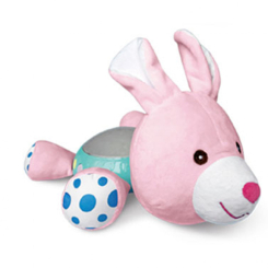 Ночники, проекторы - Детский ночник Limo Toy 0001 31см плюш муз-колыбельн Кролик (23943s27024)