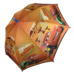 Зонты и дождевики - Детский зонтик-трость  Тачки Paolo Rossi  оранжевый  090-2