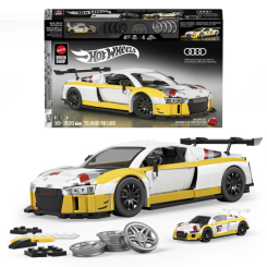 Конструкторы Hot Wheels - Машинка-конструктор Mattel Brick Shop Elite Audi R8 LMS (JFT18) Конструкторы Hot Wheels - Машинка-конструктор Mattel Brick Shop Elite Audi R8 LMS (JFT18)