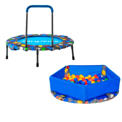 Ігрові комплекси, гойдалки, гірки - Батут SmarTrike Trampoline з тримачем та басейном з кульками 3 в 1 (9200000) Ігрові комплекси, гойдалки, гірки - Батут SmarTrike Trampoline з тримачем та басейном з кульками 3 в 1 (9200000)