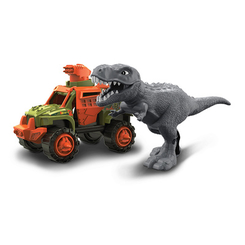 Транспорт и спецтехника - Игровой набор Road Rippers машинка и серый тираннозавр (20071)