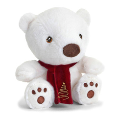 Мягкие животные - Мягкая игрушка Keel Toys Eco Christmas Полярный мишка 14 см (SX6394/1)
