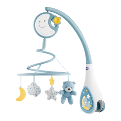 Підвіски, мобілі - Мобайл Chicco Next2Dreams 3 в 1 блакитний з ефектами (8058664089772)