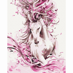 Товари для малювання - Картина за номерами Brushme Витончений кінь (BS22388)