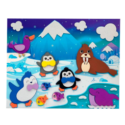 Наборы для творчества - Набор для творчества Apli Krapli Аппликация Пингвины (2222433096018)