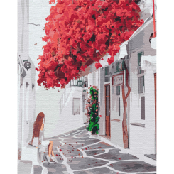 Товары для рисования - Картина по номерам Brushme Яркая Бугенвилия (BS51535)