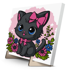 Товары для рисования - Картина по номерам Qbee Маленькая кошка 25 х 25 см (QB900-053) Товары для рисования - Картина по номерам Qbee Маленькая кошка 25 х 25 см (QB900-053)