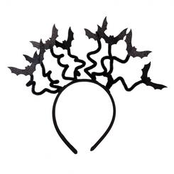 Аксессуары для праздников - Обруч Yes! Fun Хэллоуин Летучие мыши (974519)