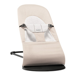 Кресла-качалки - Шезлонг BabyBjorn Balance Soft бежево-серый (7317680050830)
