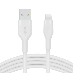 Павербанки - ​Кабель Belkin USB-A Lightning білий (CAA008BT1MWH)
