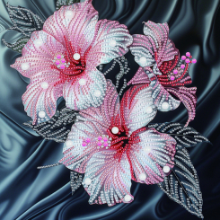 Мозаика - Алмазная мозаика Brushme Розовый гибискус (BH006) Мозаика - Алмазная мозаика Brushme Розовый гибискус (BH006)