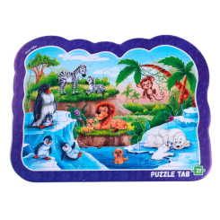 Пазлы - Пазлы-вкладыши Roter Kafer Животные зоопарка (RK7020-02)