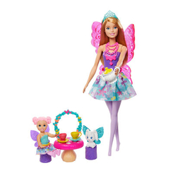 Ляльки - Набір Barbie Dreamtopia Казкове піклування у короткій спідниці (GJK49/GJK50)