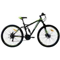 Велосипеды - Велосипед Atlantic Arkon NX 27.5'' M/17'' Black/Lime (5060948062848)