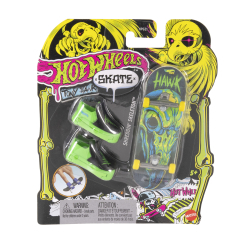 Антистрес іграшки - Скейт із взуттям Hot Wheels Tony Hawk Neon Shreddin skeleton (HPG21/12)