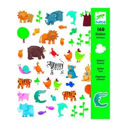 Наборы для творчества - Набор наклеек DJECO Животные 160 штук (DJ08841)