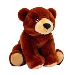Мягкие животные - Мягкая игрушка Keel toys Keeleco Медведь коричневый 18 см (SE1043)