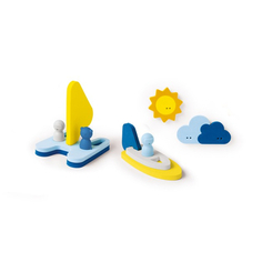 Іграшки для ванни - Іграшка для ванни Quut Пазл-головоломка Човник з вітрилом (171928)
