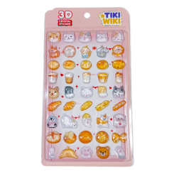 Наборы для творчества - Набор 3D-наклеек Tiki Wiki Crystal Тики уют (51422)