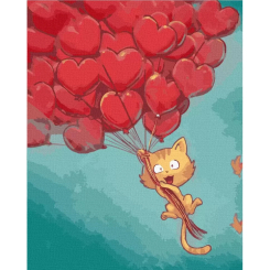 Товары для рисования - Картина по номерам Art Craft Кошачья мечта 40 х 50 см (15551-AC)