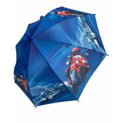 Парасольки і дощовики - Дитяча парасолька-тростина "Гонки" від FLAGMAN Різнокольорова fl146-2
