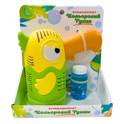 Мыльные пузыри - ​Набор для мыльных пузырей Zhorya Пузыремет цветной тукан (C575-16-A)