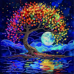 Мозаика - Алмазная мозаика Brushme Красочное дерево (BH020)