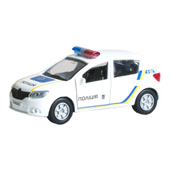 Транспорт и спецтехника - Автомодель Технопарк Renault Sandero Полиция инерционная (SB-17-61-RS(P))