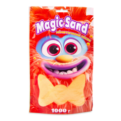Антистрес іграшки - Кінетичний пісок Strateg Magic sand помаранчевий 1 кілограм (39404-7)