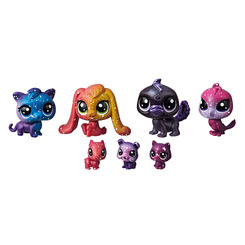Фигурки персонажей - Игрушечный набор Littlest Pet Shop Космические друзья Друзья черной дыры (E2129/E2254)